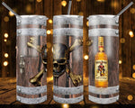 New! Designs 20 Oz Tumblers Skull Pirate Drinks 876