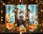 New! Designs 20 Oz Tumblers 3d dogs in flowers