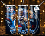 New! Designs 20 Oz Tumblers Football 874