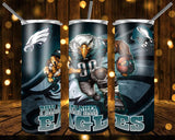 New! Designs 20 Oz Tumblers Football 874