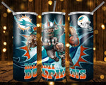 New! Designs 20 Oz Tumblers Football 874