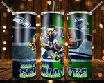 New! Designs 20 Oz Tumblers Football 874