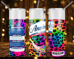 New! Designs 20 Oz Tumblers Anxiety 912