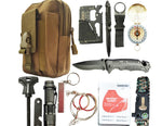 Travel outdoor SOS equipment adventure survival kits multifunctional outdoor survival first aid kit emergency supplies