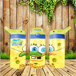 New! Designs 12 Oz Tumblers Flip Top Sponge Bob 007