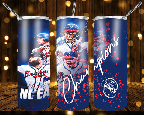 New! Designs 20 Oz Tumblers Braves 427