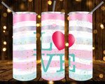 New! Designs 20 Oz Tumblers Valentine's Day 452