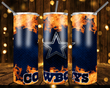 New! Designs 20 Oz Tumblers Cowboys 001