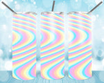 New! Designs 20 Oz Tumblers Rainbow and sticker 135