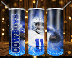 New! Designs 20 Oz Tumblers D. Cowboys 002