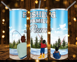 New! Designs 20 Oz Tumblers Family Fishing 523