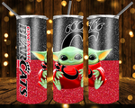 New! Designs 20 Oz Tumblers Baby Yoda Cincinnati Bearcats 234