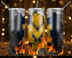 New! Designs 20 Oz Tumblers M. Wolverines 448 20 Files