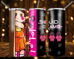 New! Designs 20 Oz Tumblers Squid Game 426