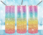 New! Designs 20 Oz Tumblers Rainbow and sticker 135