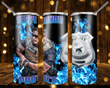 New! Designs 20 Oz Tumbler Fireman and Police 525