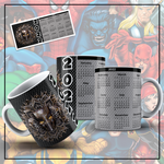 New! Designs Mugs Heroes Calendar 001