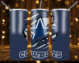 New! Designs 20 Oz Tumblers Cowboys 001