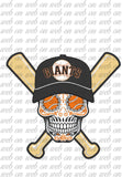 Package with 104 Files (Designs BaseBall Skulls )