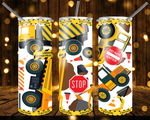 New! Designs 20 Oz Tumblers Construction Kids 440