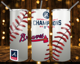 New! Designs 20 Oz Tumblers Braves 427