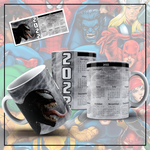 New! Designs Mugs Heroes Calendar 001