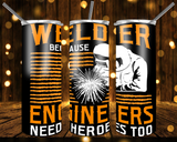 New! Designs 20 Oz Tumblers Welder 430