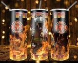 New! Designs 20 Oz Tumbler Fireman and Police 525