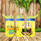 New! Designs 12 Oz Tumblers Flip Top Sponge Bob 007