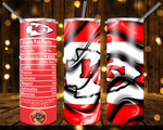 New! Designs 20 Oz Tumblers Chiefs 455