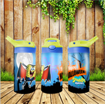 New! Designs 12 Oz Tumblers Flip Top Sponge Bob 007