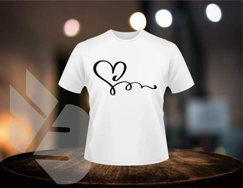 Designs heart silhouette 110