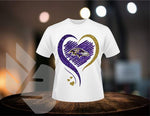 New! Designs football  Heart all 32 teams