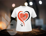 New! Designs football  Heart all 32 teams