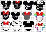 New! Designs Clipart Mickey and Minnie