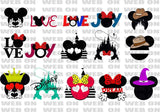 New! Designs Clipart Mickey and Minnie 02