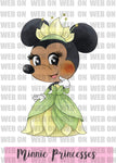 New! Designs Clipart Minnie Princesses and Digital paper 02