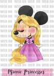 New! Designs Clipart Minnie Princesses and Digital paper 02