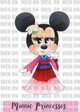 New! Designs Clipart Minnie Princesses and Digital paper 02