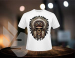 New! Designs Native American Skull