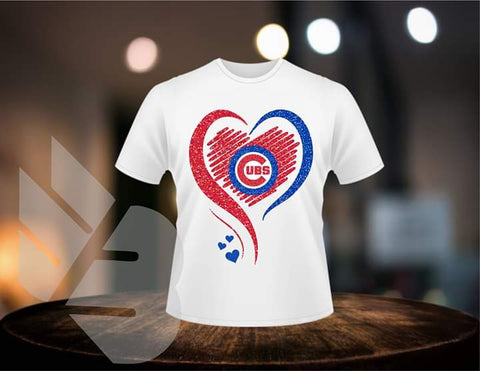 New! Designs Baseball Heart 01