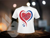 New! Designs Baseball Heart 01