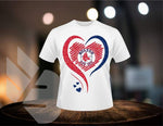 New! Designs Baseball Heart 01