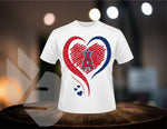 New! Designs Baseball Heart 01