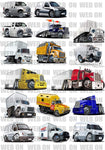 New! Designs Big trucks collection 01