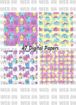 New! Designs Premium unicorn digital papers 01