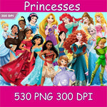 New! Designs Scrapbook Princesses 530 Files 01