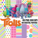 New! Designs Scrapbook Trolls 01