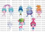 New! Designs Scrapbook Trolls 01