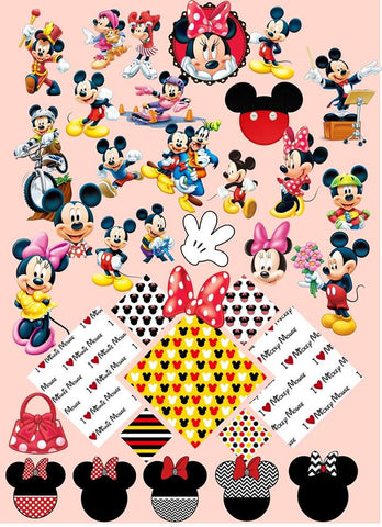 New! Designs Scrapbook Mickey and Minnie 03